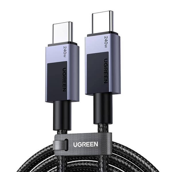 Ugreen USB-C til USB-C PD-opladerkabel L513 (grå) 2m