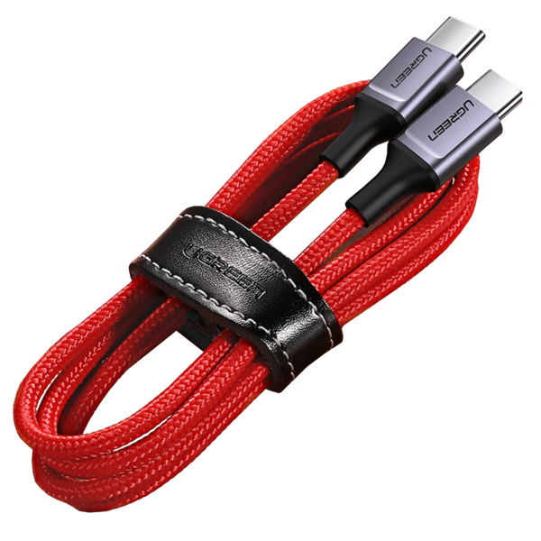 Ugreen US294 USB-C - USB-C 3A 480Mb/s 1m Kaapeli - Punainen