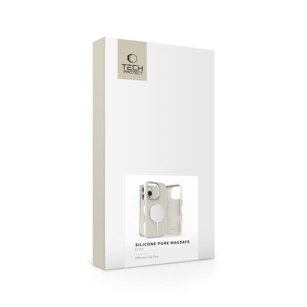 TECH-PRECT SILICONE PURE MAGSAFE IPHONE 16 PRO COSMIC LATTE -SUOJA