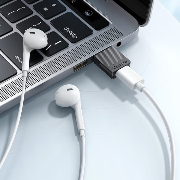 MCDODO ADAPTER USB-A TILL USB-C TILL USB SNABBLADDNING 5A OTG
