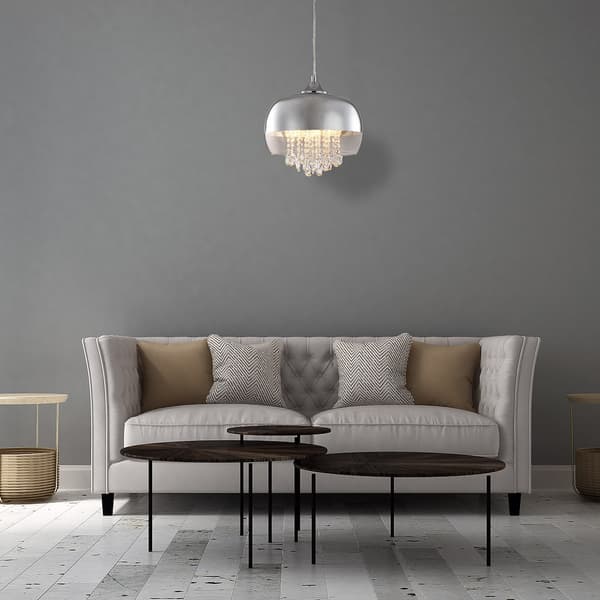 HÄNGLAMPA LUNA 1 E14 KROM MILAGRO ML3802