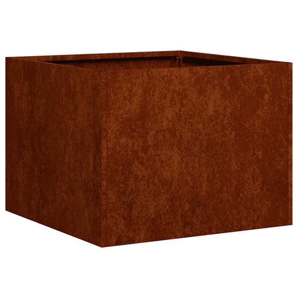 vidaXL rusten urtepotte 40x40x30 cm rustfrit stål