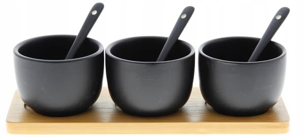 SKÅLEBEHOLDERE TIL SAUCE OG DIP 3 DELS SÆT