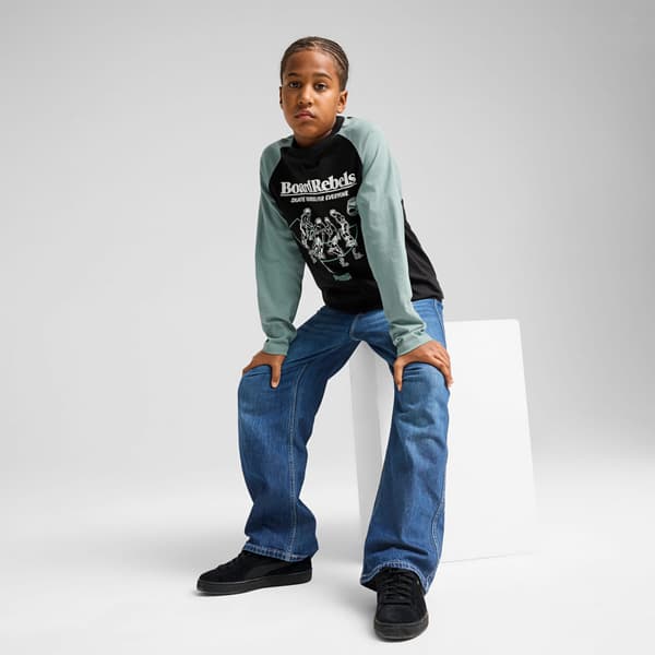 Drenge langærmet Puma MID90S sort 68536101 størrelse 152