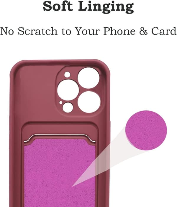 APPLE IPHONE 13 PRO SKYDDSFODRAL BURGUNDY KORTFAT