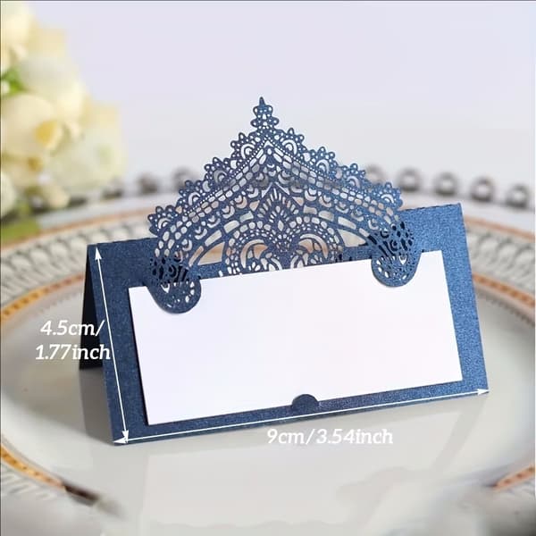 Elegantit pöytäkortit korulla 25 kpl