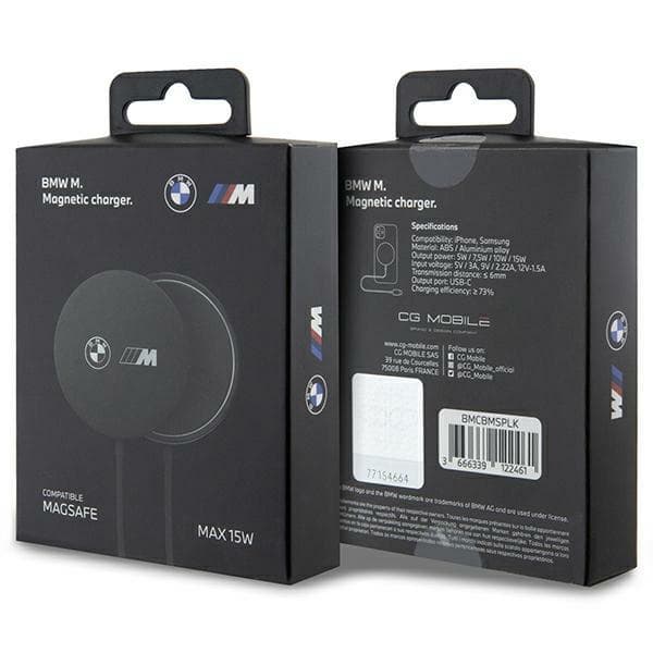 BMW induktiv opladning BMCBMSPK 15WMagSafe sort/sort M Edition