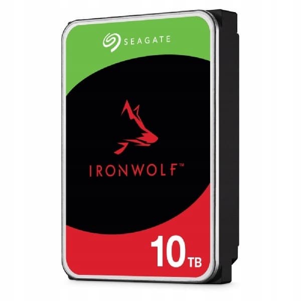 Seagate NAS IronWolf 10TB 3,5" harddisk, 7200 o/min, SATA