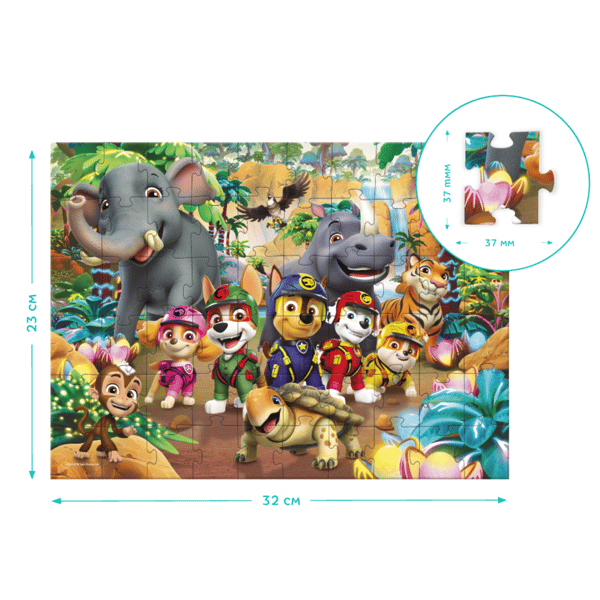 Puslespil "Paw Patrol. Junglehvalpe" 60 brikker 200523