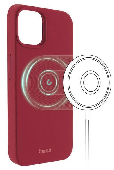 HAMA MagCase Finest Feel PRO Etui til Apple iPhone 14 Plus Rød