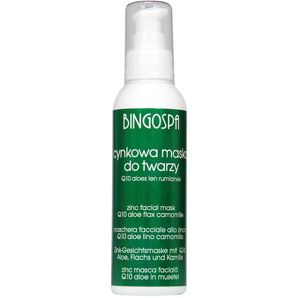 BINGOSPA ansigtsmaske af zink