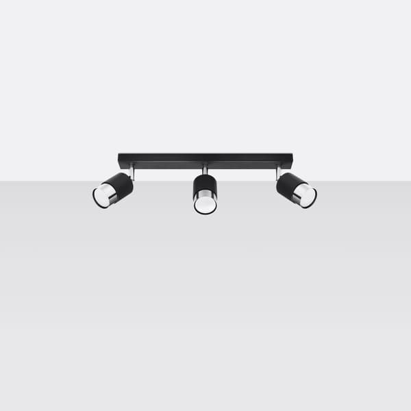 LOFTSLAMPE RANIX 3 GU10 SORT LUMILO 10.197.66