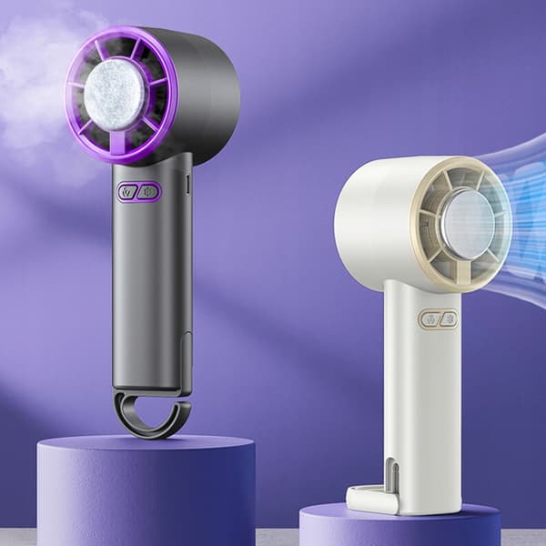 Bærbar Skrivebordsventilator Foldbar Trådløs Kraftig USB