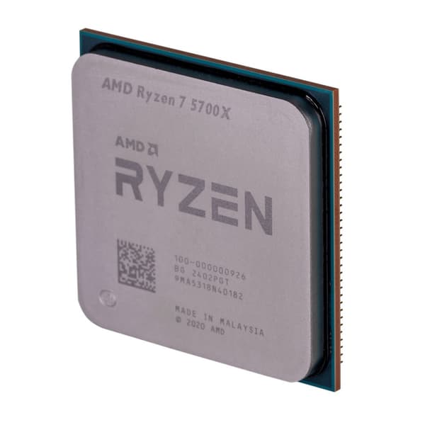 AMD Ryzen 7 5700X TRAY-processor, 8 kärnor, 16 trådar, 3,4 GHz