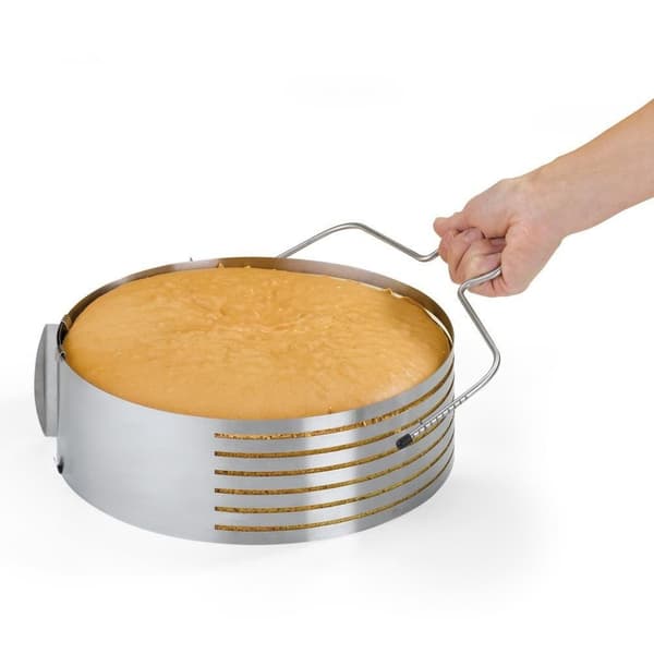 Trådkniv til kage, spongekage, stål 33 cm