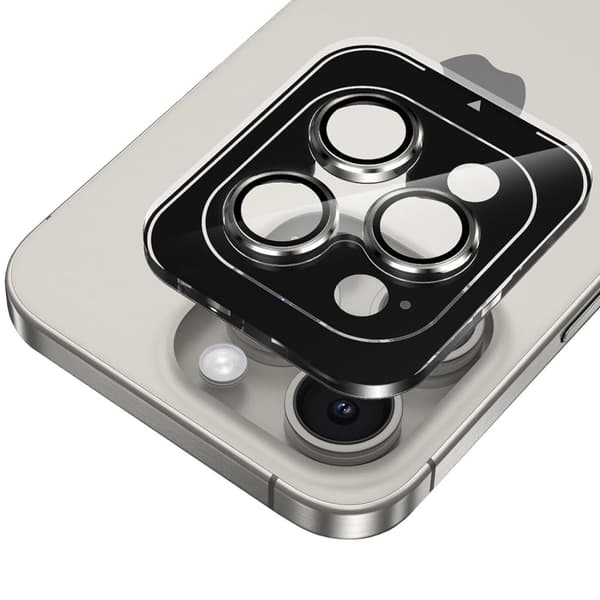 HOFI CAMRING PRO+ KAMERASUOJA IPHONE 14 / 14 PLUS / 15 / 15 PLUS MUSTA