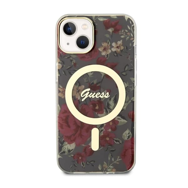Guess Flower MagSafe - iPhone 14 Plus cover (grøn)