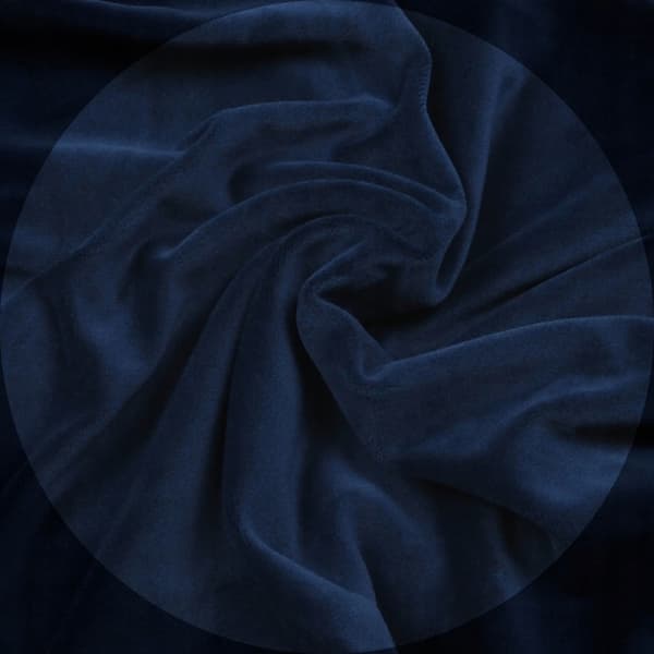Stolsätesöverdrag hög velour TESS marinblå