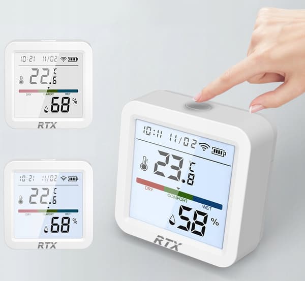 Tuya LCD WiFi -lämpötila- ja kosteusanturi