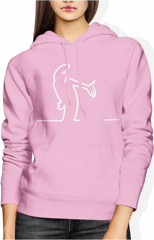 SJOV DAME SWEATSHIRT MED MINIMALISTISK PRINT M
