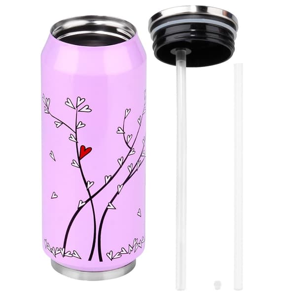 Termosmuki, vaaleanpunainen sydän, 400 ml