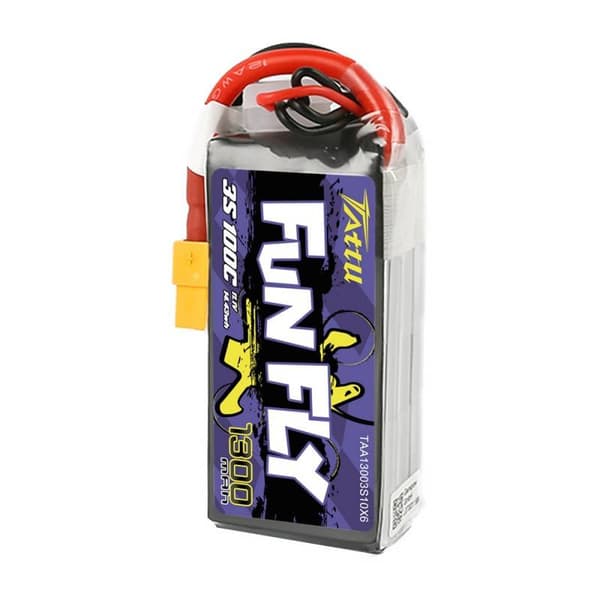 Tattu Funfly batteri 1300mAh 11.1V 100C 3S1P