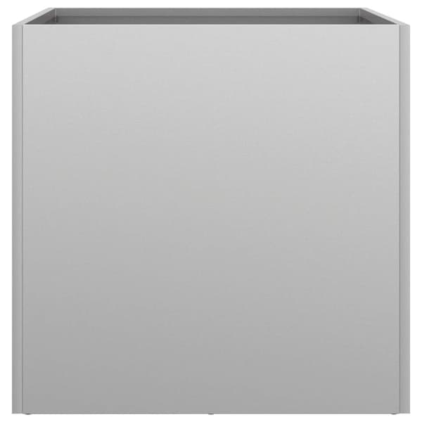 vidaXL Kruka, Silver, 49x47x46 cm, Galvaniserat stål