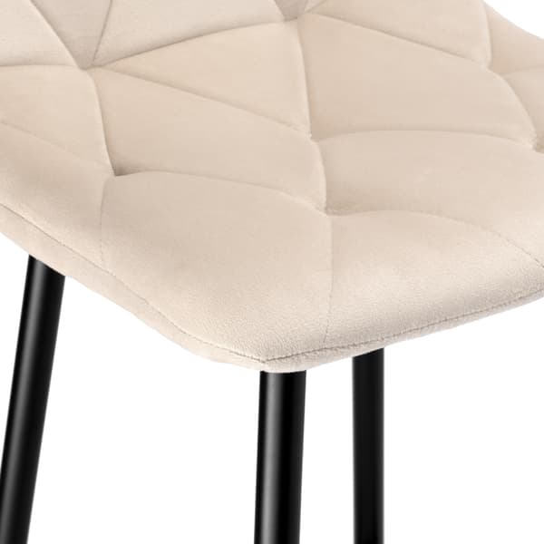 KINGSTON beige samettinen baarijakkara