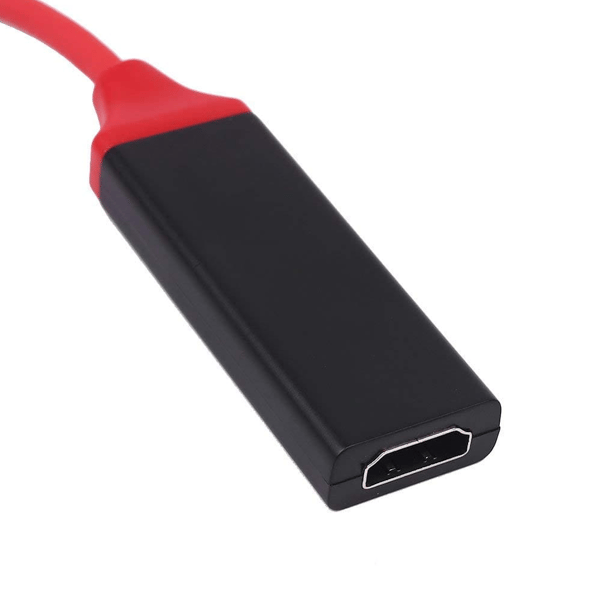 USB 3.1 Typ C till HDMI Röd Adapter 4Kx2K