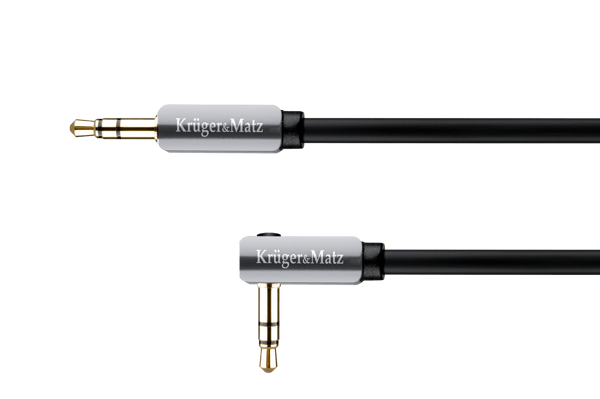 Kruger og Matz jackstik kabel - 100 cm, høj kvalitet