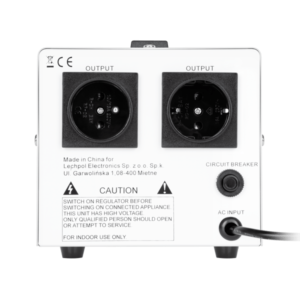 Spänningsregulator servomotor 230V 1000VA Kemot