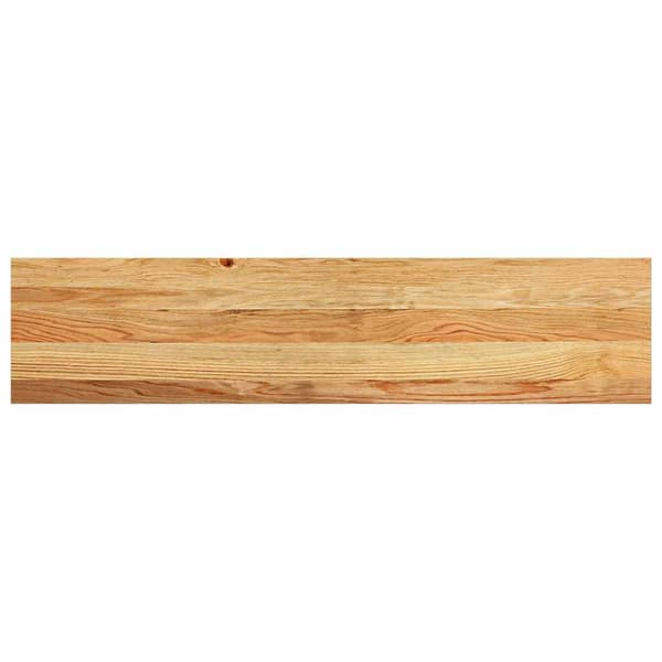 vidaXL trappetrin, 4 stk. brun 110x30x2 cm massivt egetræ