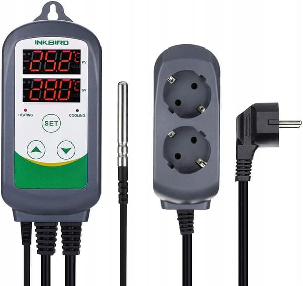 Inkbird ITC-308 Wi-Fi temperaturstyringstermostat, rygercontroller