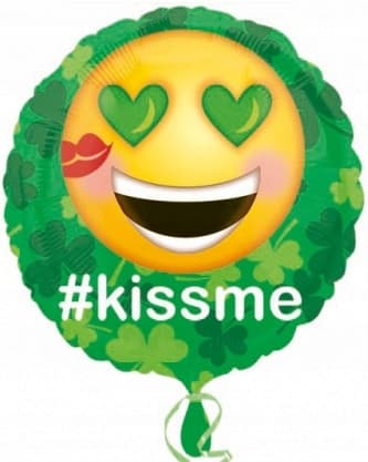Kiss Me Emoji -folioilmapallo 45 cm