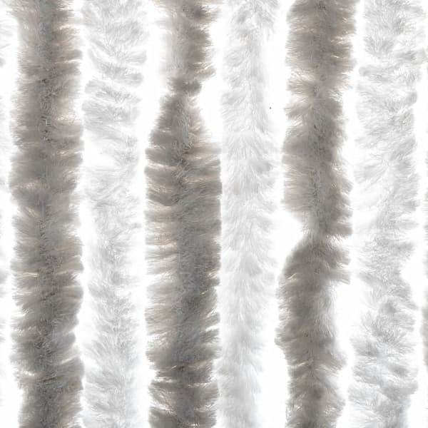 vidaXL Flugnät ljusgrå och vit 100x220 cm chenille