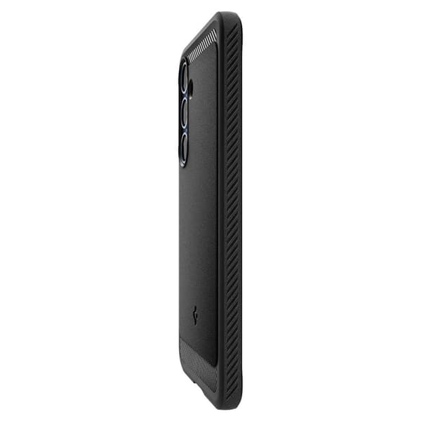 Spigen Rugged Armor Mag MagSafe - Etui til Samsung Galaxy S25 (Mat Sort)