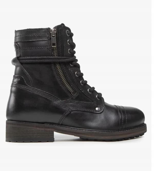 PEPE JEANS DAM SVARTA ANKLESTÖVLAR 41 AWE