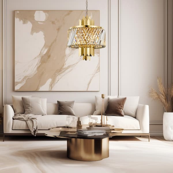MARGOT CHANDELIER 6 E14 GULD MILAGRO ML0407