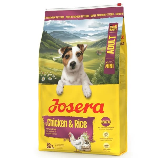 Josera Mini Adult Tørfoder til Hunde 10 kg Kylling og Ris