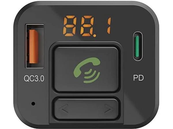 HAMA 14169 Bluetooth FM-lähetin hopeanmusta