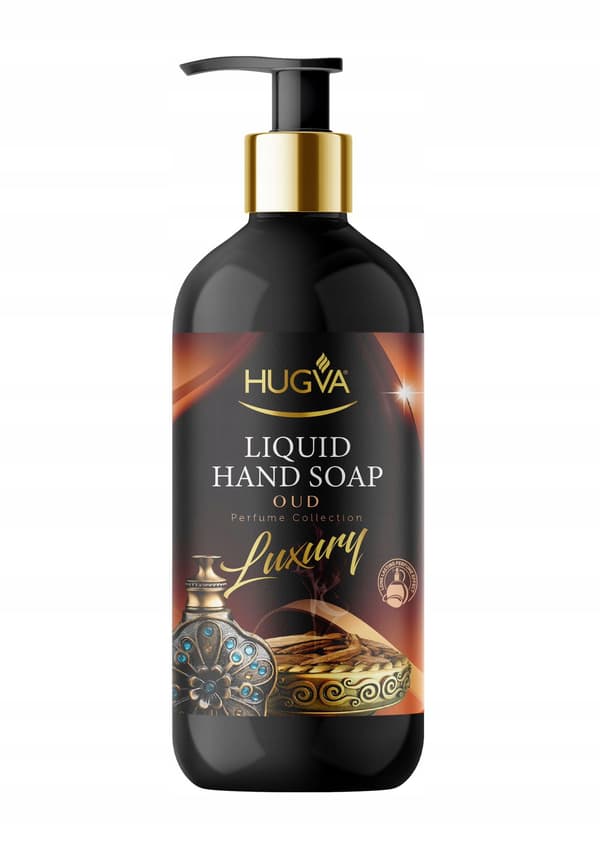 Hugva - Oud Luksus parfumeret orientalsk flydende sæbe 500ml