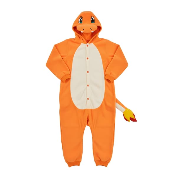 Kigurumi Pyjamas Pokemon Charmander Kostym Barn 95-105cm