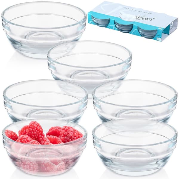 Lasikulhot 7,5 cm, 80 ml, 6 kpl