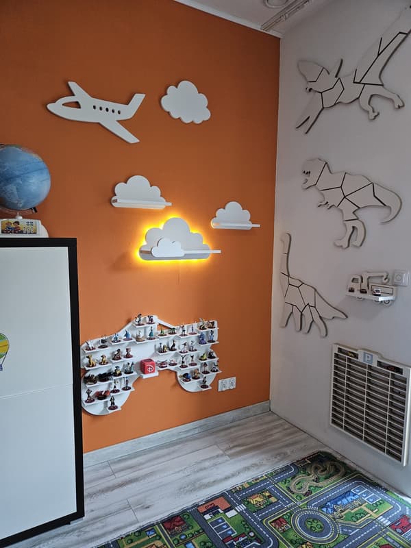 Laguna Prestige Cloud-hylder med lampefunktion