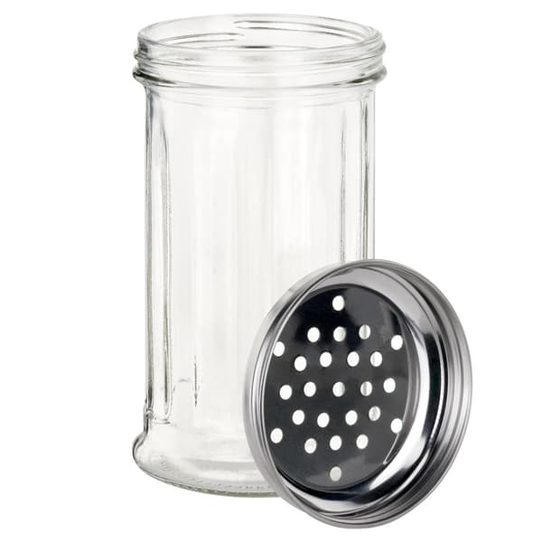 glas kryddbehållare med sil 350 ml