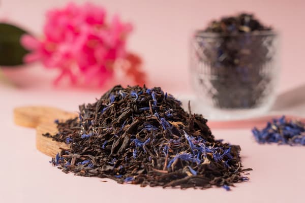 Sort te Earl Grey Blå Assam Premium 1 kg Green Touch