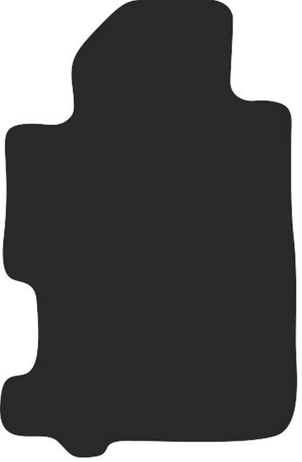 polyamid førermåtte til: Honda FR-V minivan 2004-2009 gummibelagt førermåtte