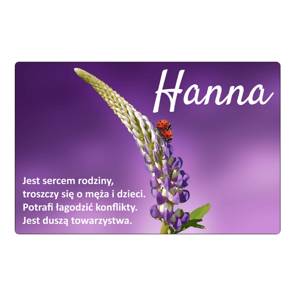 Køleskabsmagnet Hanna