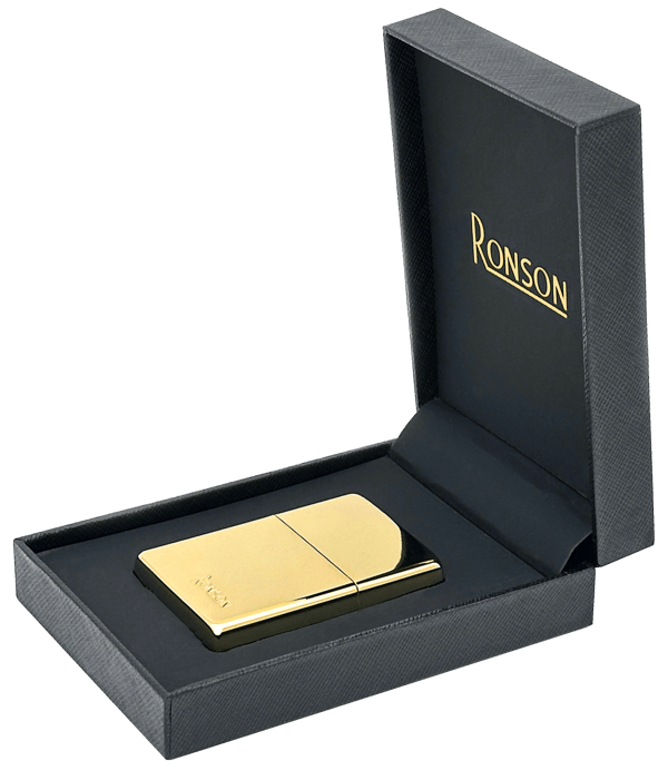 RONSON GULD POLSERET Benzinlighter
