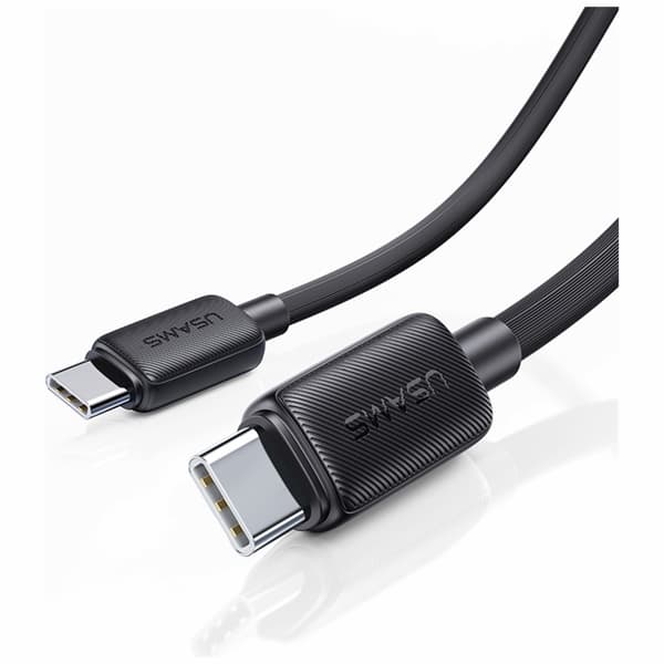 USAMS KY-sarjan US-SJ696 60W USB-C - USB-C -kaapeli 2m valkoinen